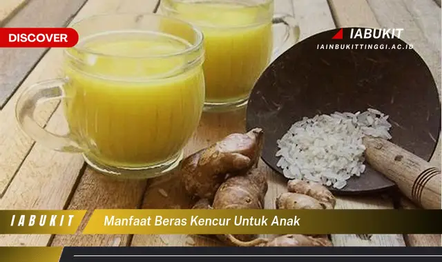 manfaat beras kencur untuk anak