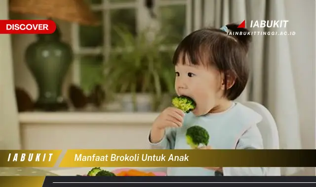 manfaat brokoli untuk anak