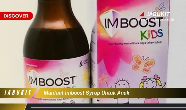 manfaat imboost syrup untuk anak