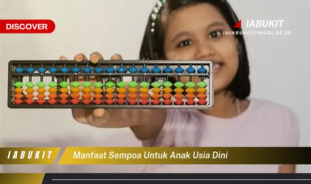 manfaat sempoa untuk anak usia dini