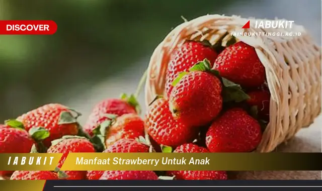 manfaat strawberry untuk anak