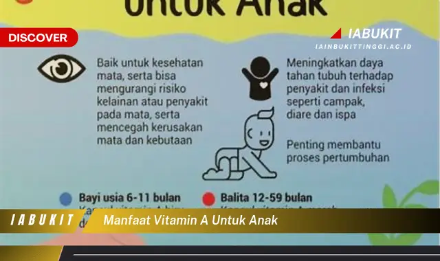 manfaat vitamin a untuk anak