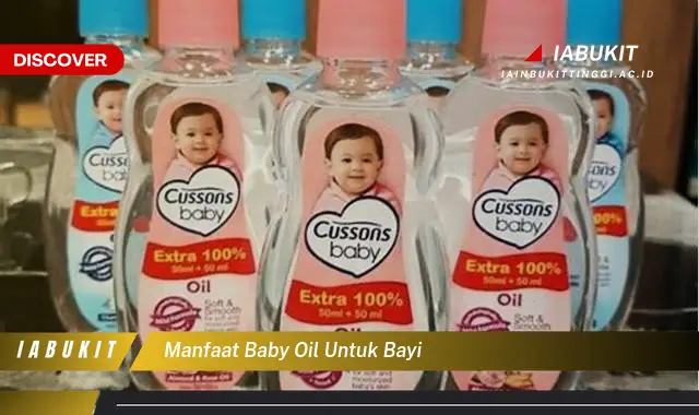 manfaat baby oil untuk bayi