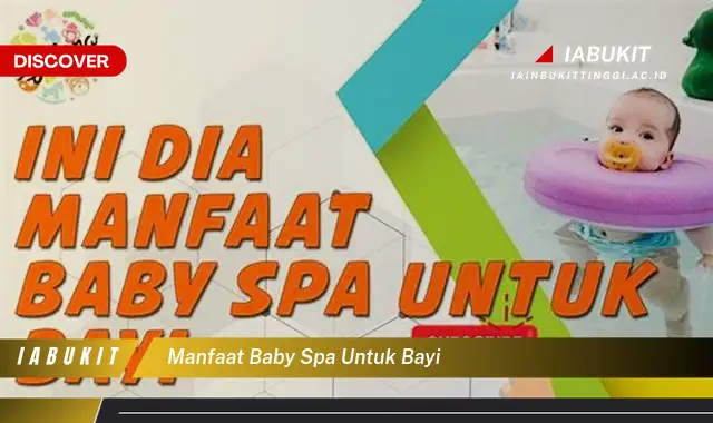 manfaat baby spa untuk bayi