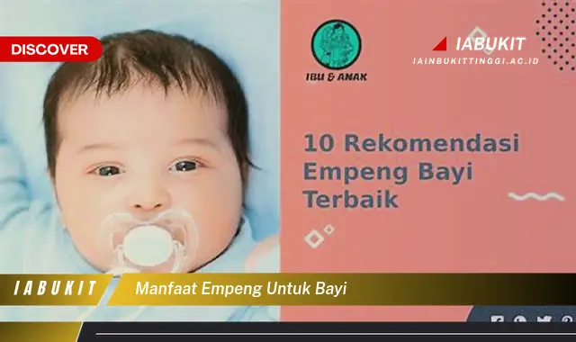 manfaat empeng untuk bayi