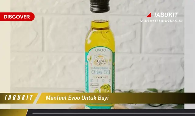 manfaat evoo untuk bayi