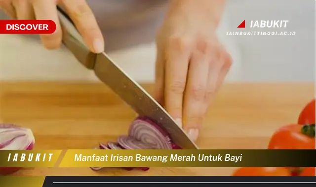 Temukan 7 Manfaat Irisan Bawang Merah untuk Bayi yang Harus Kamu Intip