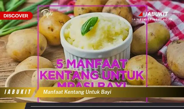 manfaat kentang untuk bayi