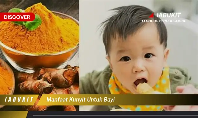 manfaat kunyit untuk bayi