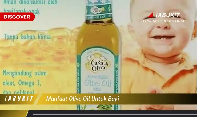 manfaat olive oil untuk bayi