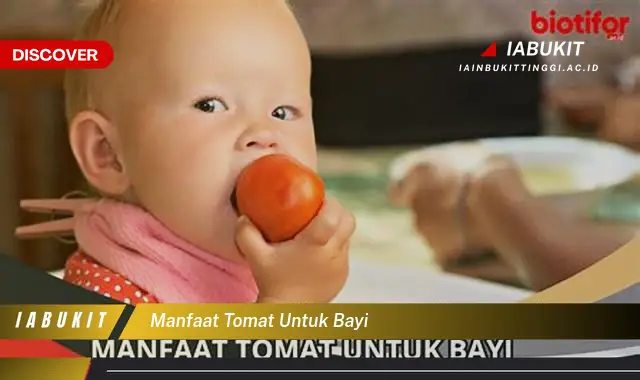 manfaat tomat untuk bayi