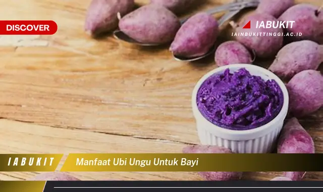 manfaat ubi ungu untuk bayi