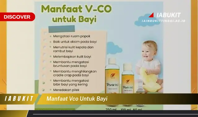 manfaat vco untuk bayi