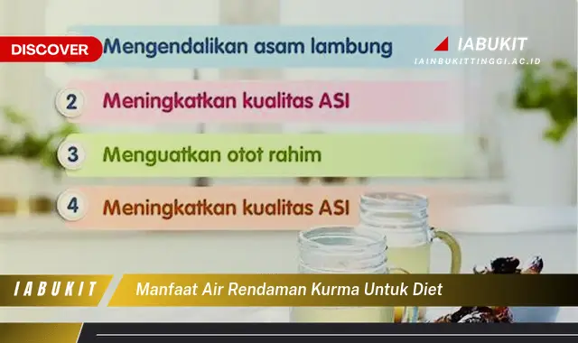 manfaat air rendaman kurma untuk diet