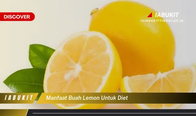 manfaat buah lemon untuk diet