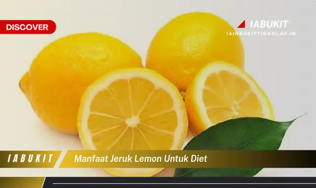 manfaat jeruk lemon untuk diet