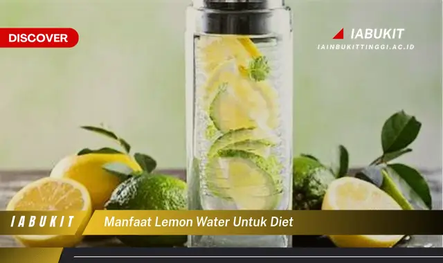 manfaat lemon water untuk diet