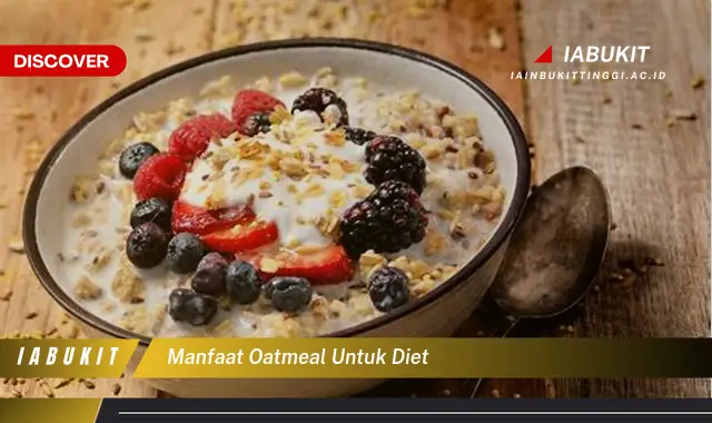 manfaat oatmeal untuk diet