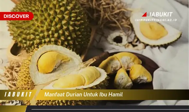 manfaat durian untuk ibu hamil