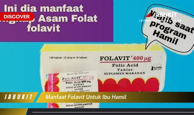 manfaat folavit untuk ibu hamil