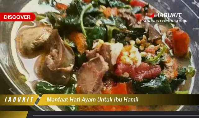 manfaat hati ayam untuk ibu hamil