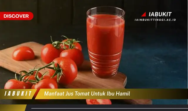 manfaat jus tomat untuk ibu hamil