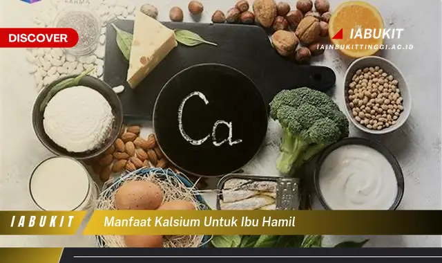 manfaat kalsium untuk ibu hamil