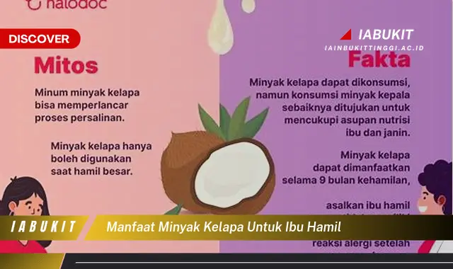 manfaat minyak kelapa untuk ibu hamil