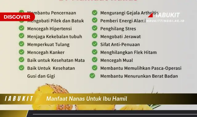 manfaat nanas untuk ibu hamil