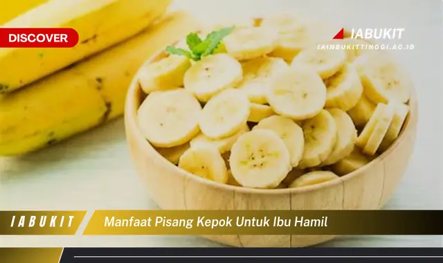 manfaat pisang kepok untuk ibu hamil