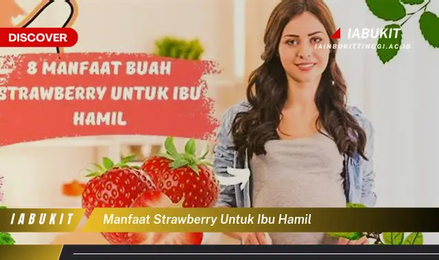 manfaat strawberry untuk ibu hamil