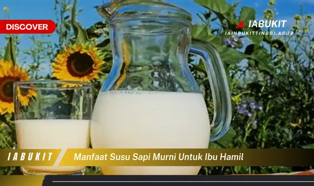 manfaat susu sapi murni untuk ibu hamil