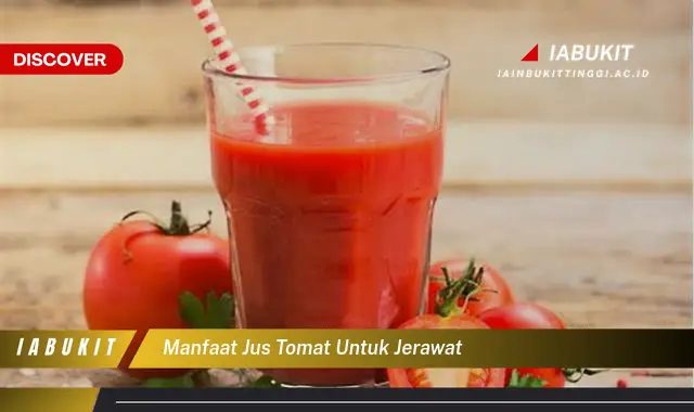 manfaat jus tomat untuk jerawat