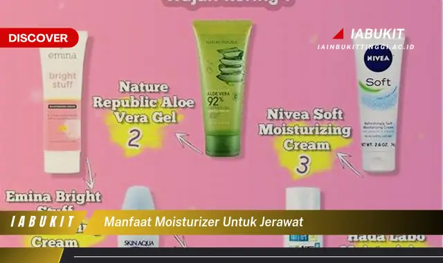 manfaat moisturizer untuk jerawat