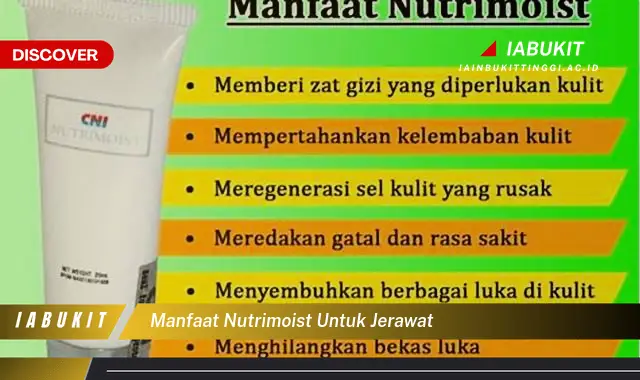 manfaat nutrimoist untuk jerawat