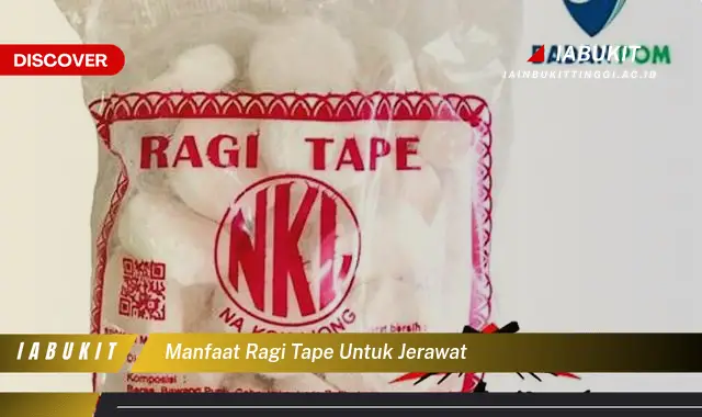 manfaat ragi tape untuk jerawat