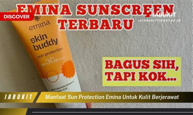 manfaat sun protection emina untuk kulit berjerawat