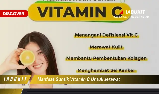 manfaat suntik vitamin c untuk jerawat