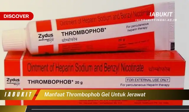 manfaat thrombophob gel untuk jerawat