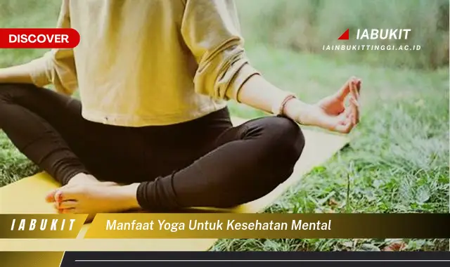 manfaat yoga untuk kesehatan mental