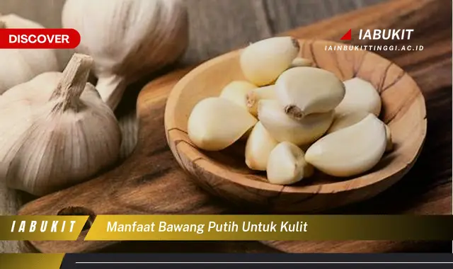 manfaat bawang putih untuk kulit