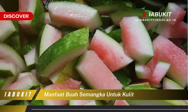 manfaat buah semangka untuk kulit