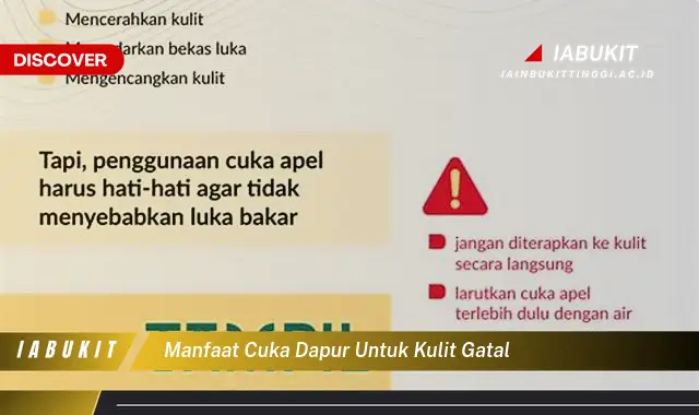 Temukan 7 Manfaat Cuka Dapur untuk Kulit Gatal yang Bikin Kamu Penasaran