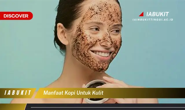 manfaat kopi untuk kulit