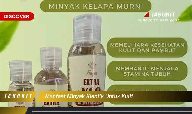 manfaat minyak klentik untuk kulit