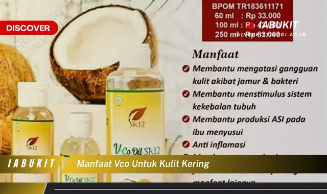 manfaat vco untuk kulit kering