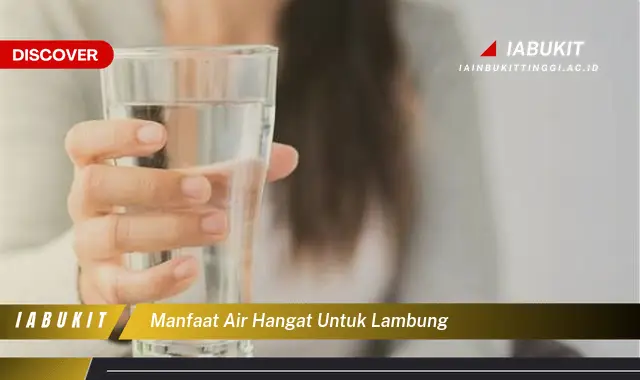 manfaat air hangat untuk lambung