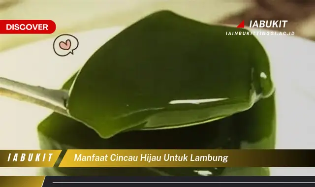 manfaat cincau hijau untuk lambung