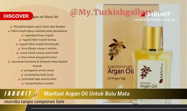 manfaat argan oil untuk bulu mata