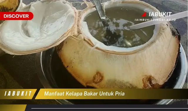 manfaat kelapa bakar untuk pria